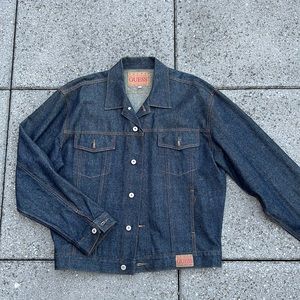 Guess Vintage Mens Denim Trucker Jacket